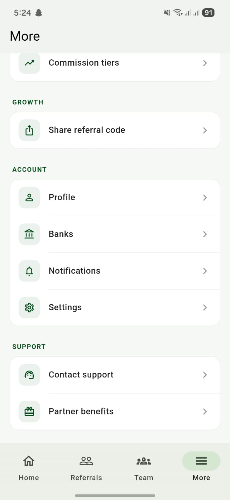 Access Settings